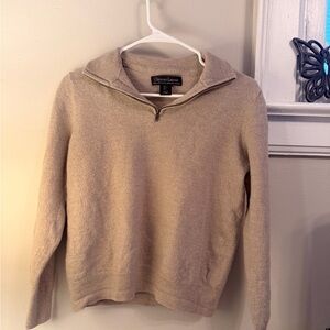 Christian Lacroix 100% Extra Fine Wool Quarter Zip